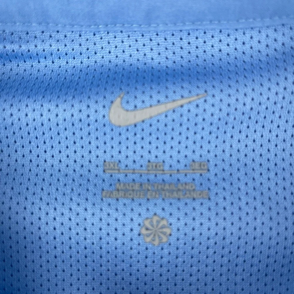 Lions Nike Mens 3XL Blue Quarter Zip Windbreaker Pullover Logo